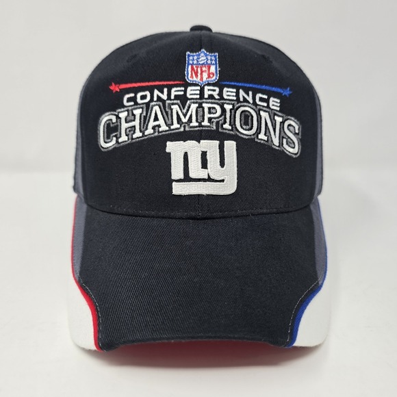Reebok Other - Reebok NFL New York Giants Conference Champions Super Bowl XLII Hat Black OSFA